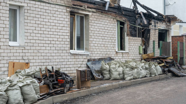 Professional Fire Damage Removal technician working in Middleburg, PA